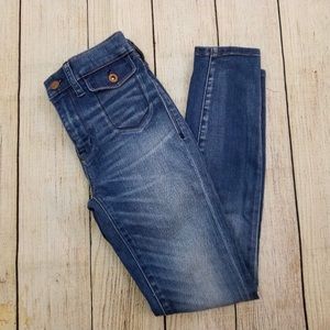 Madewell high riser crop